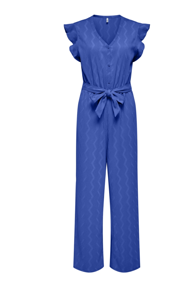 ONLDIA S/S V NECK JUMPSUIT CS JRS 15357551 DAZZLING BLUE